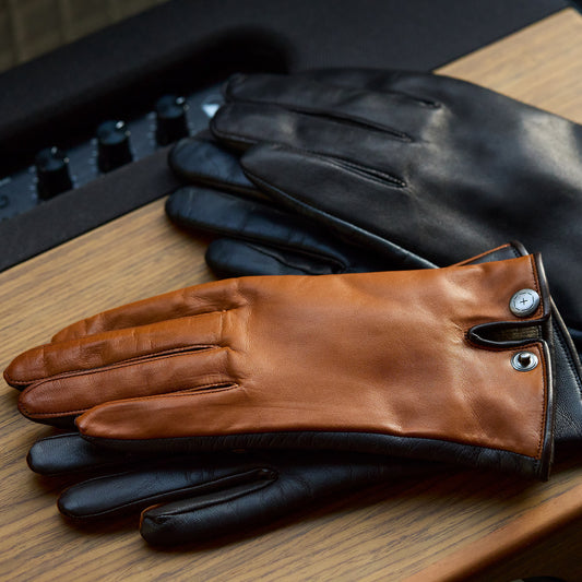 スマホ対応 東かがわ発、レザー手袋「leather touch」|tet.