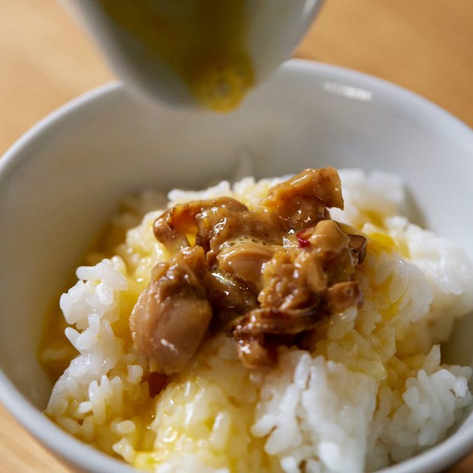もちろん、アレンジも自在。｜「ゴロゴロほたての食べるオリーブオイル」「ゴロゴロほたての食べるラー油」の2種セット｜山神