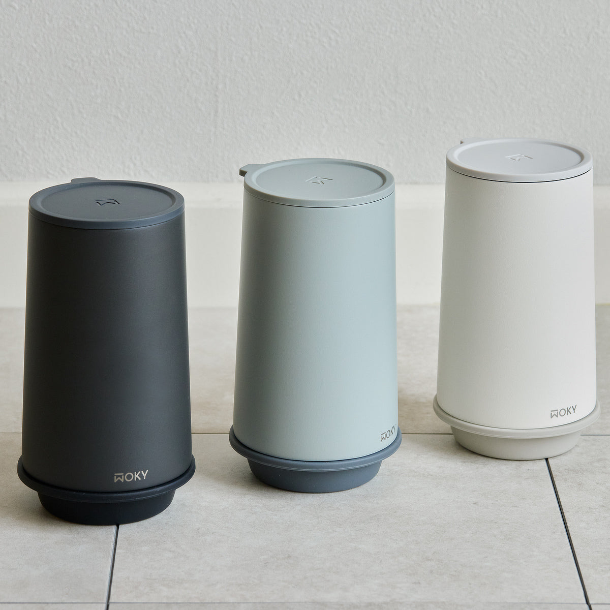 チタンセラミックコーティングのタンブラー「シルクハット」500ml｜WOKY