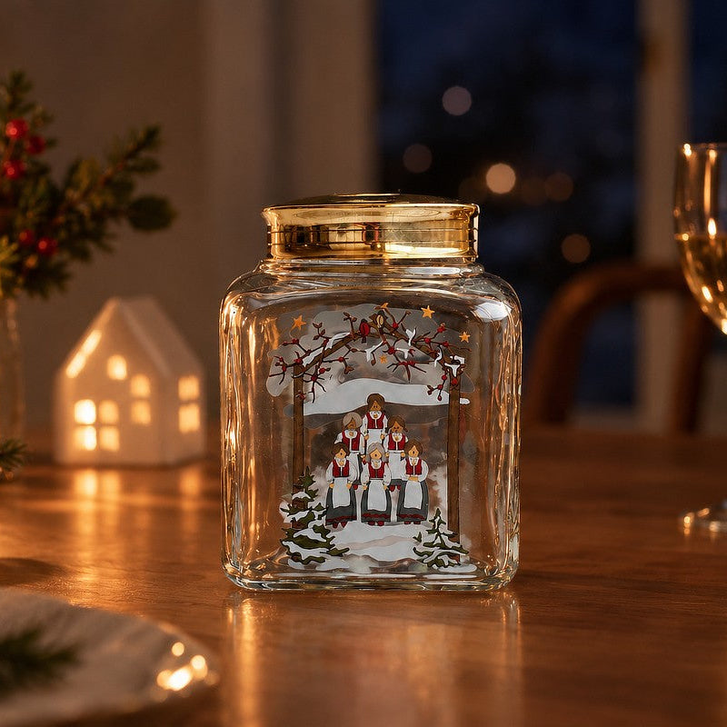 クリスマスのおやつを飾って楽しむ「クリスマス・ビスケットジャー」｜HOLMEGAARD