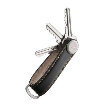 ドア前で迷わない「キーケース」オール本革｜Orbitkey