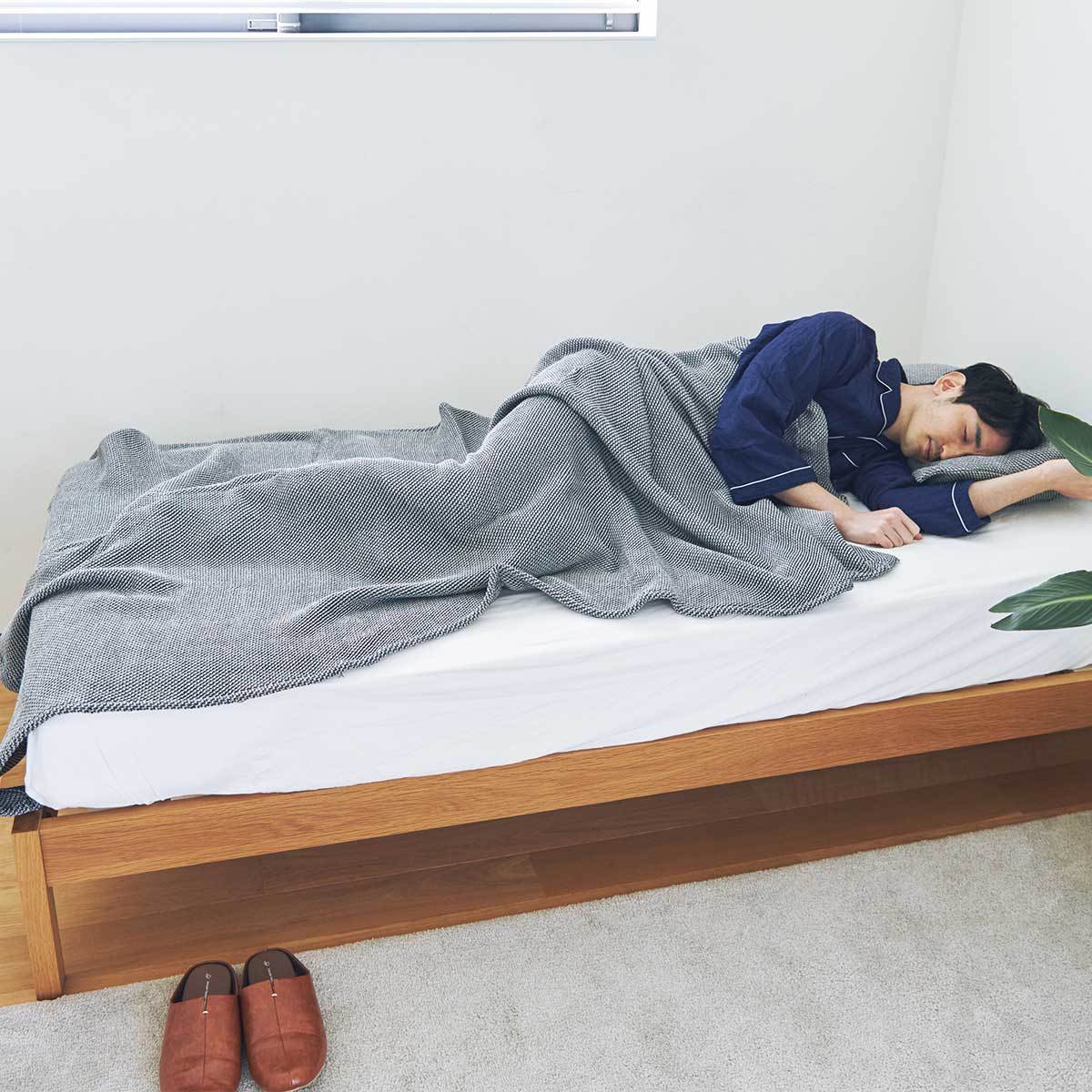 「熟睡」を追求したタオルケット