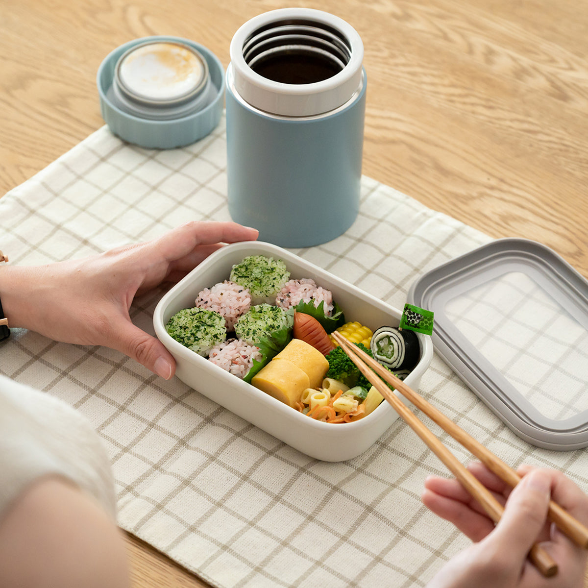 スープも持ち運べる、“マルチ”保存容器