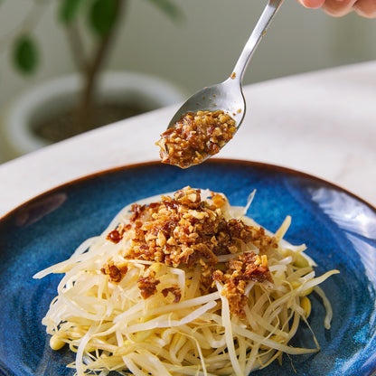 新食感と旨みをプラスする「食べる調味料」90g｜サクサクしょうゆアーモンド