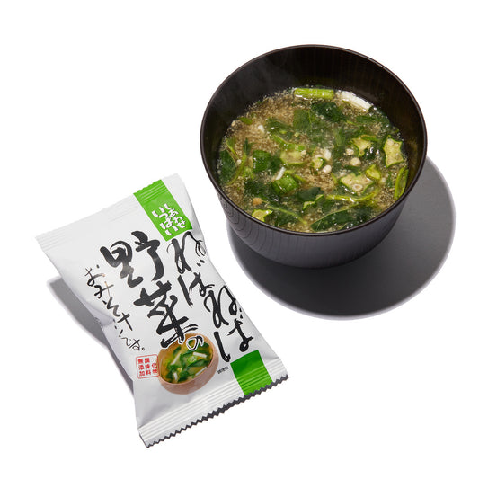 7秒で“食感みそ汁”、シャキ・ふわ・じゅわ〜