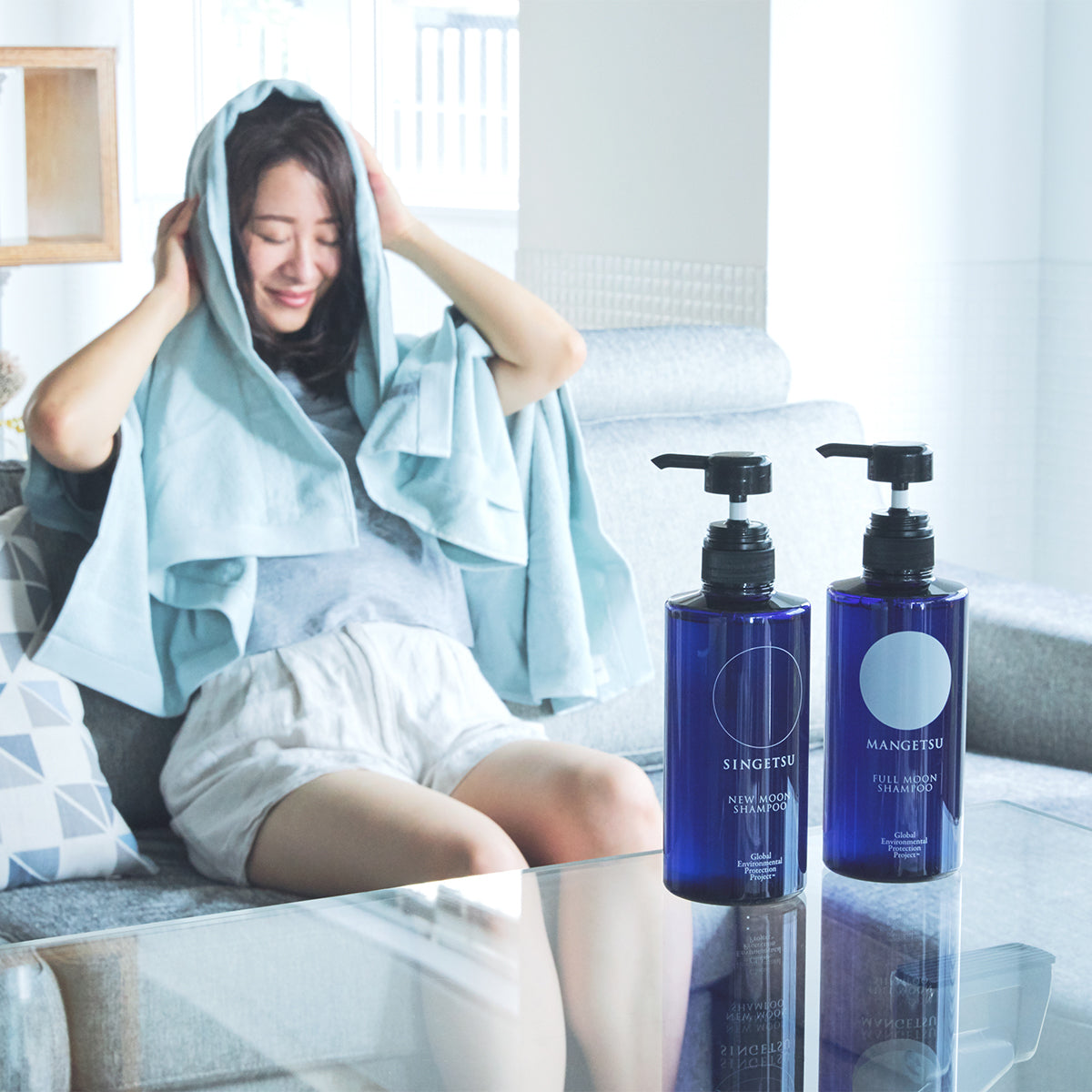 「MANGETSU・SINGETSUシャンプー」詰替パック500ml｜Jam Label
