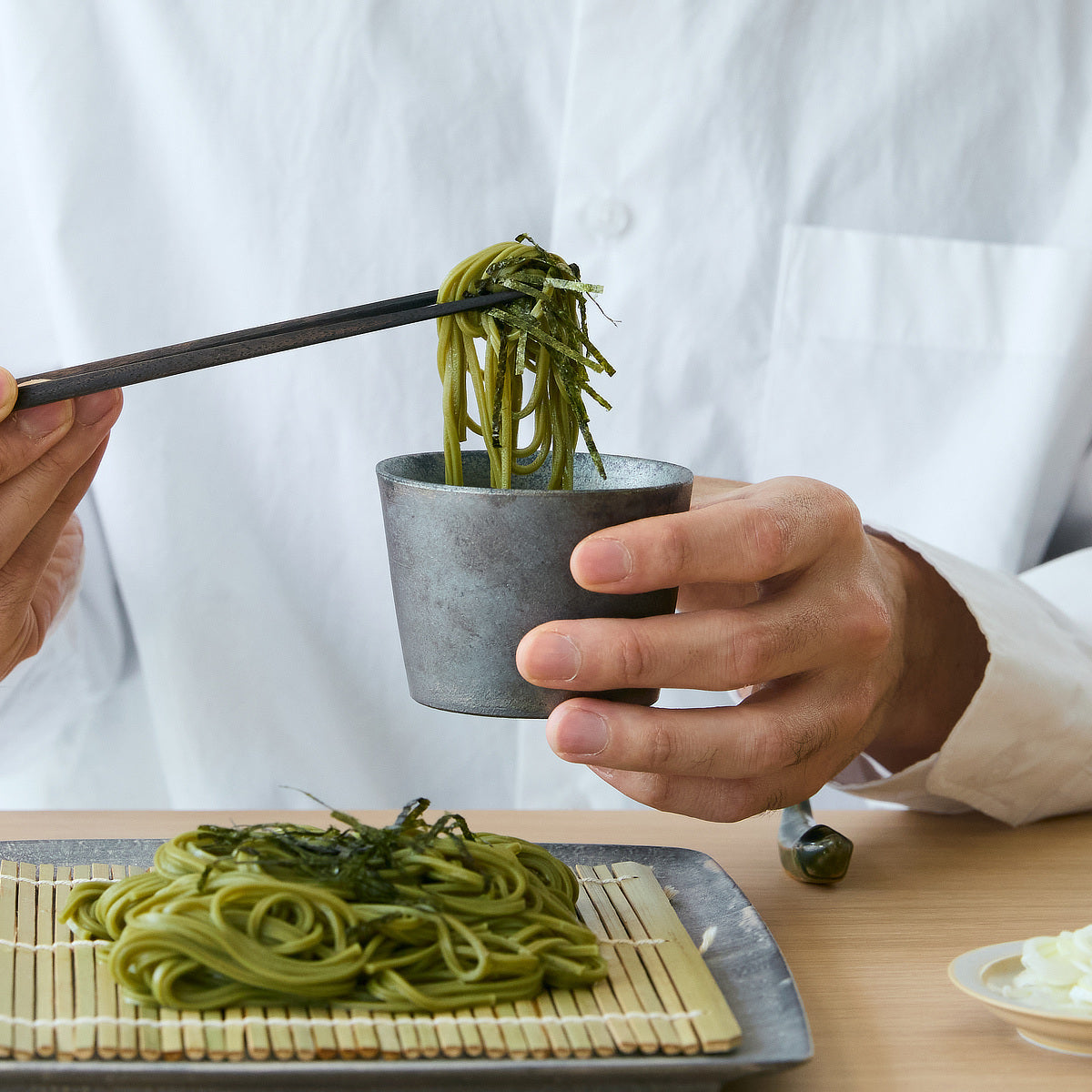 茶師・米田末広監修「茶そば3種の詰め合わせ」｜カネス製麺×芳香園