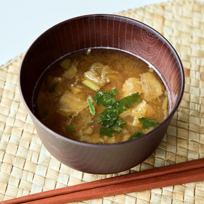 7秒で“食感みそ汁”、シャキ・ふわ・じゅわ〜