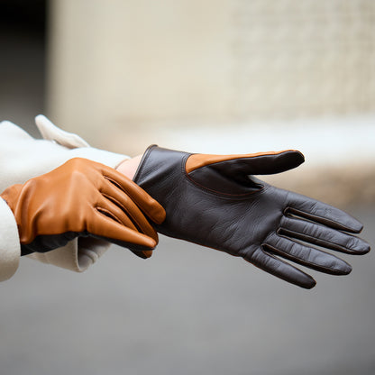 スマホ対応 東かがわ発、レザー手袋「leather touch」｜tet.