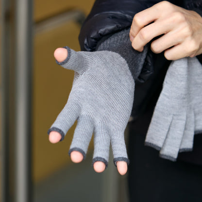 “素手”の感覚で動きやすい、あったかウール手袋「quick touch」｜tet.