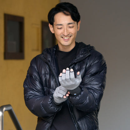 “素手”の感覚で動きやすい、あったかウール手袋「quick touch」｜tet.