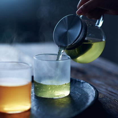 備長炭”炒り餅”入り、ティーバッグの「京玄米茶」｜上ル入ル