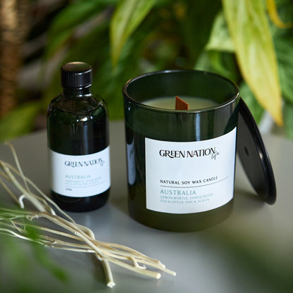 オーストラリア発・木製芯の「アロマキャンドル」｜GREEN NATION life