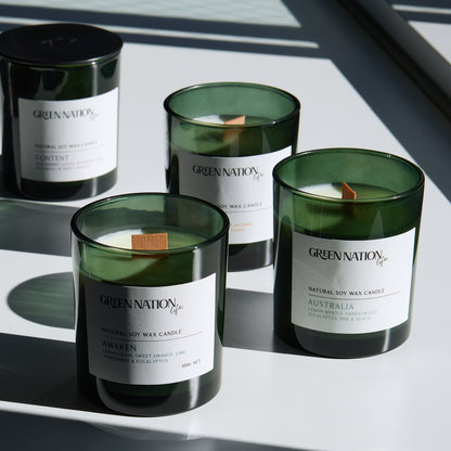 オーストラリア発・木製芯の「アロマキャンドル」｜GREEN NATION life