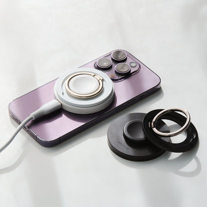 “Apple三種の神器”は、スマホリングで充電！