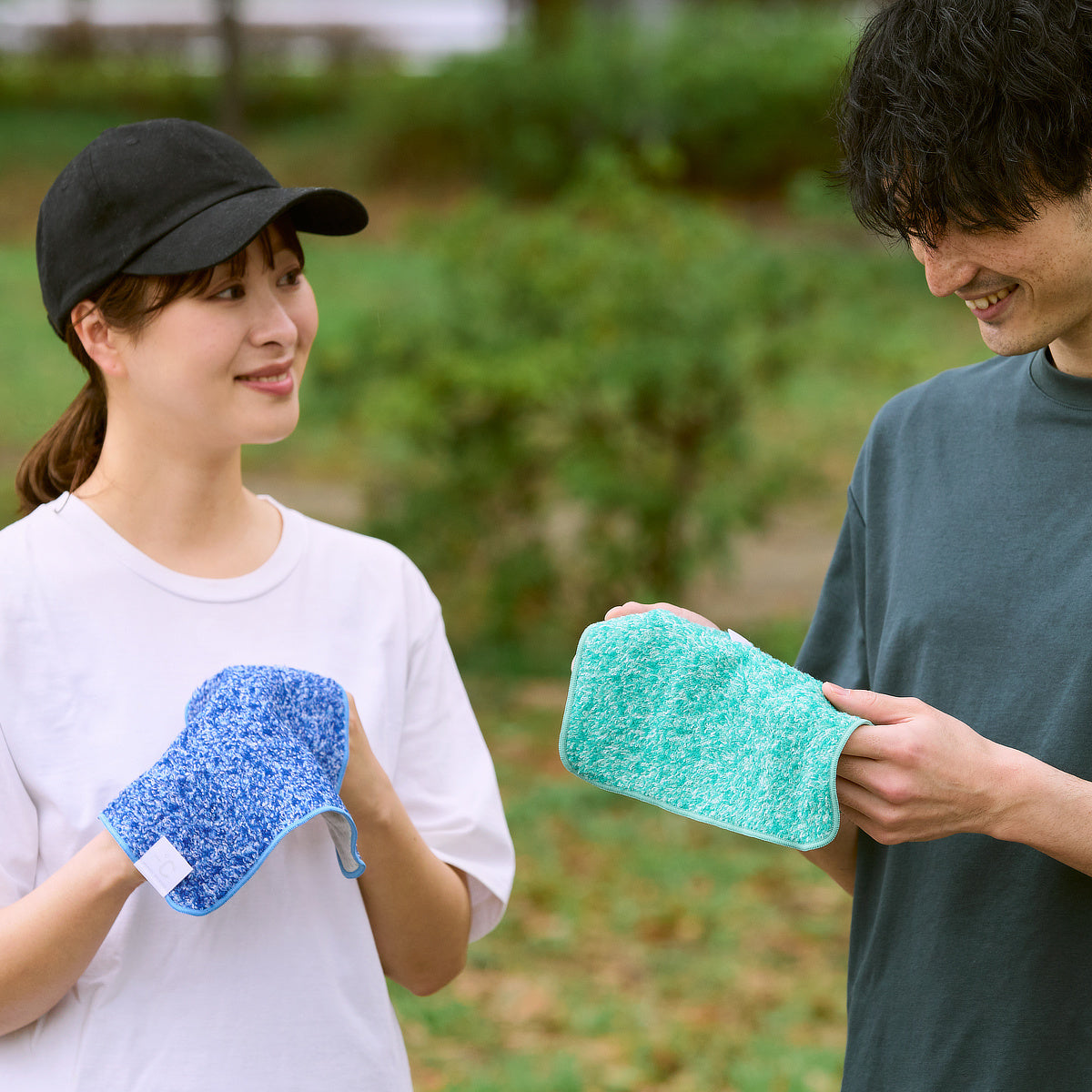 ひんやり今治タオル、生き返る〜