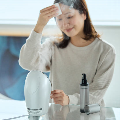 45℃のあったかスチームが、目に肌にキモチイイ「フェイススチーマー」
