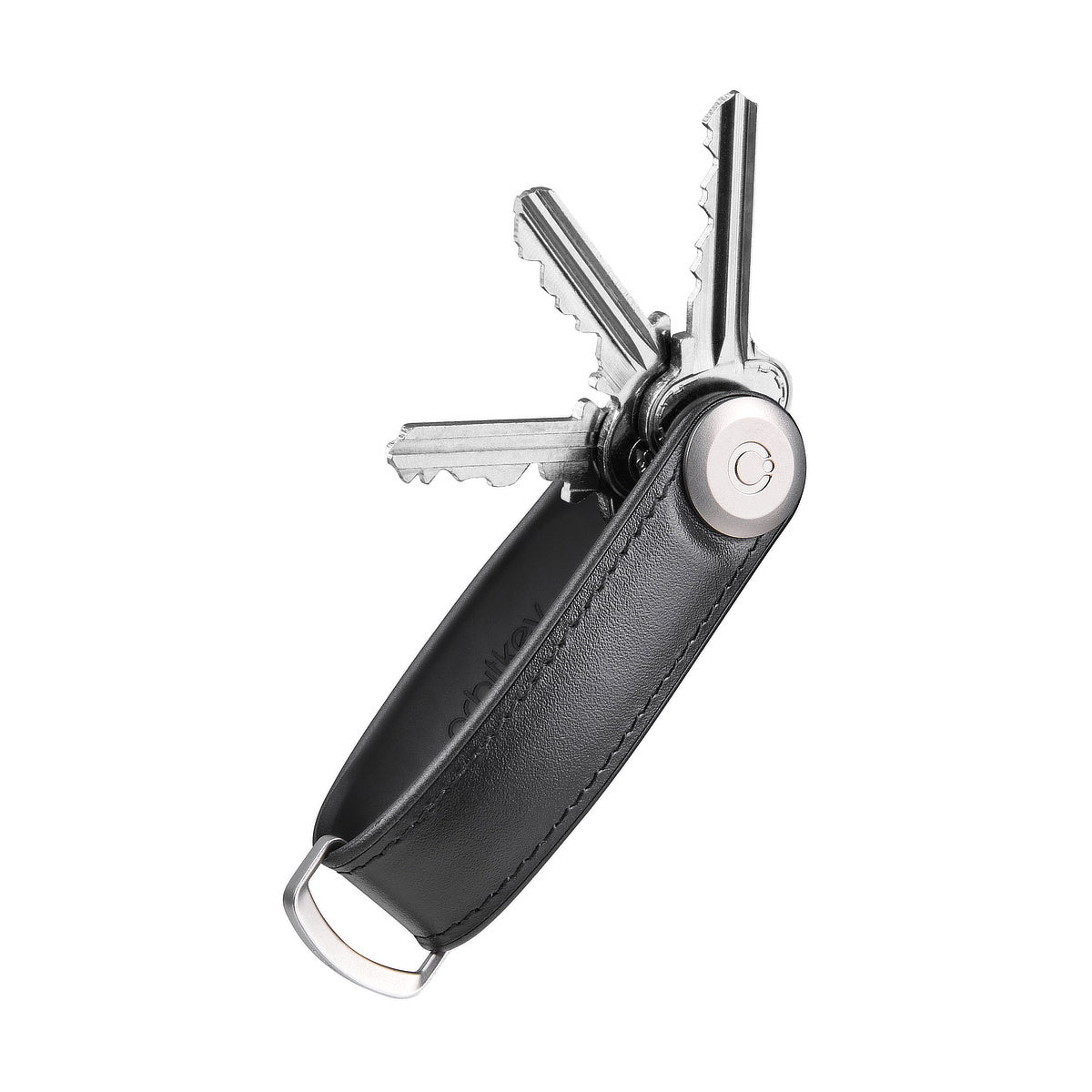 ドア前で迷わない「キーケース」ハイブリッドレザー｜Orbitkey