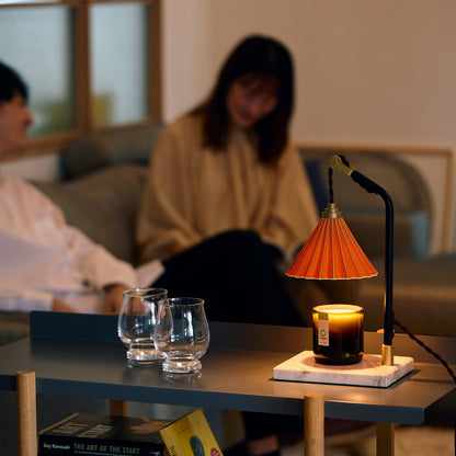 ドリッパーをシェードにした「キャンドルウォーマー」｜ORIGAMI LAMP
