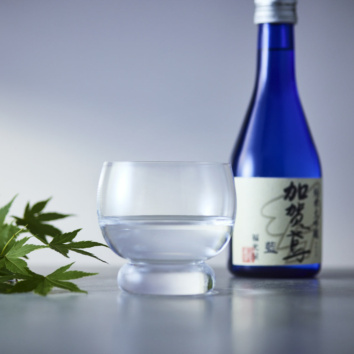 小樽の工房が一つずつ吹いたグラス / KIKIME fuwari 250ml 2個セット