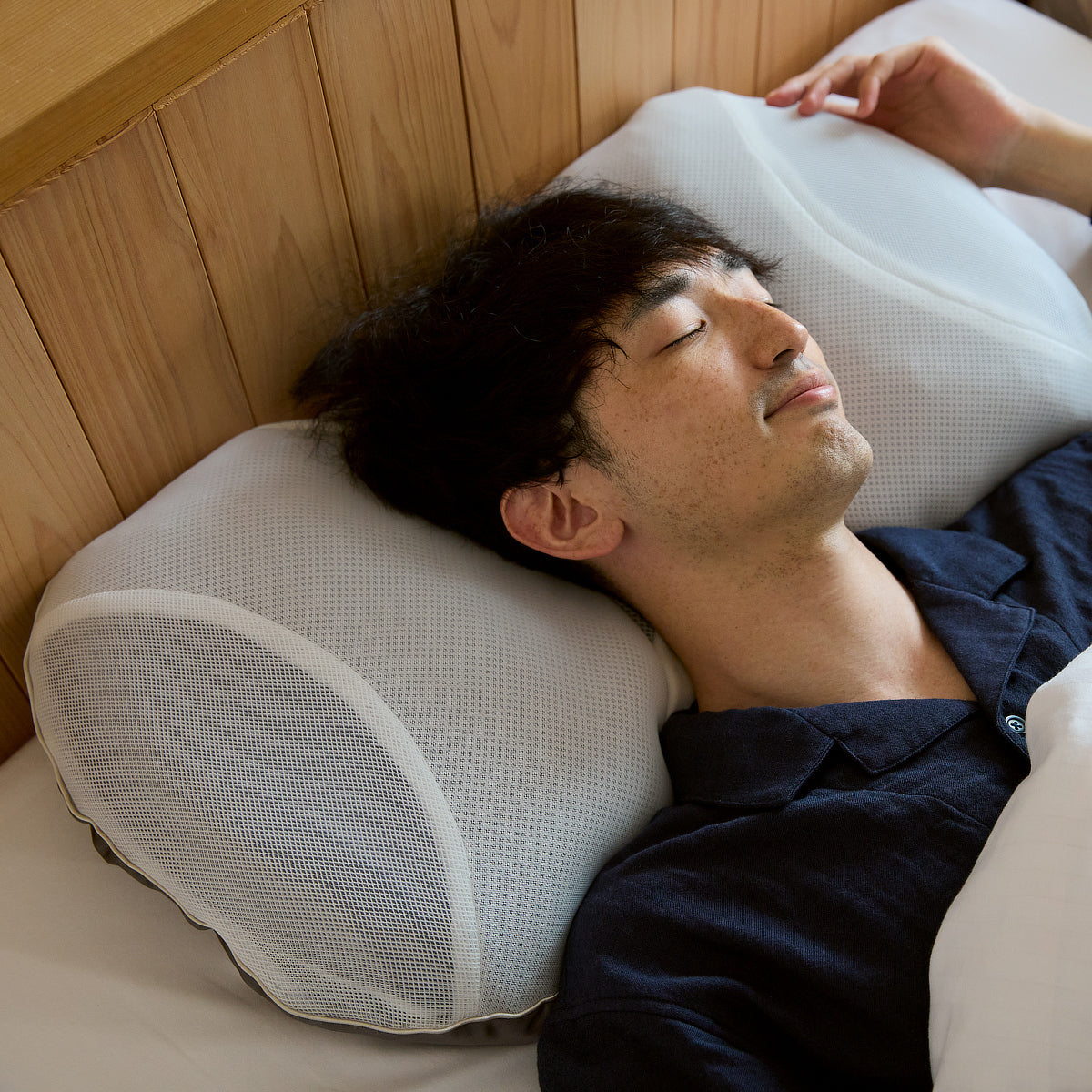 理想の“あお向け寝”、初めてできた！