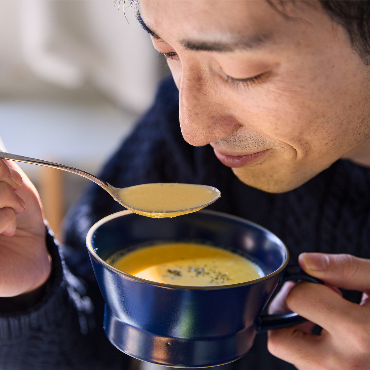 てんてこまいでも「栄養ポタージュ」