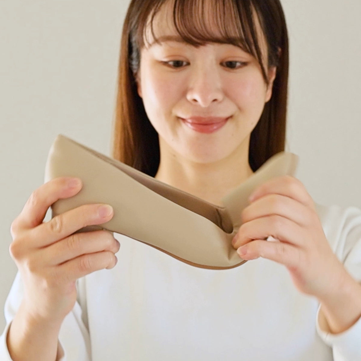 パンプス履いてたの、忘れてた！