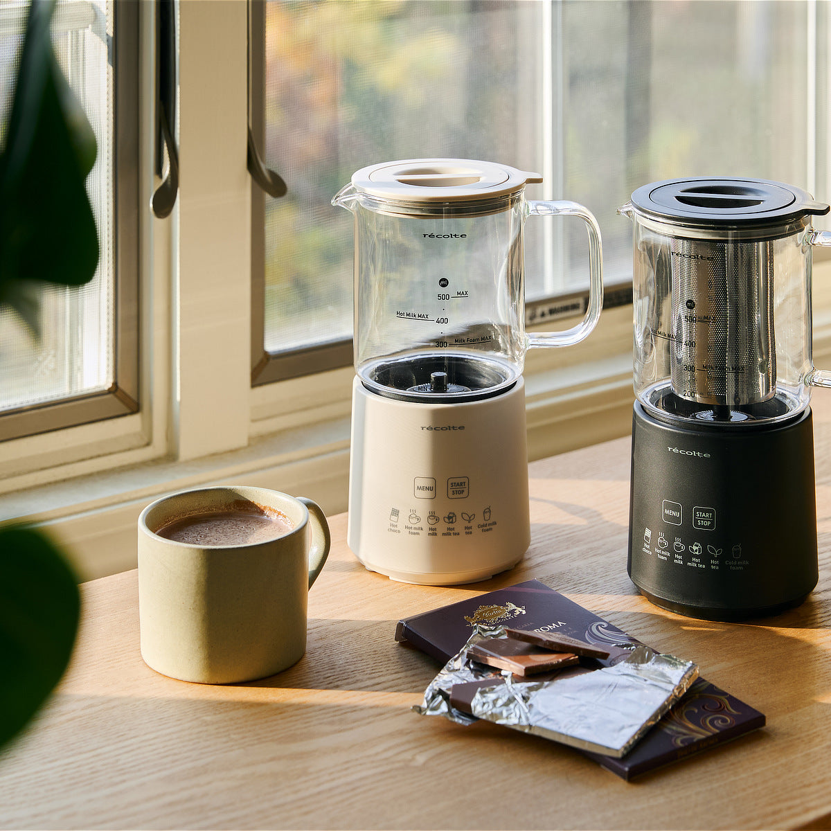ホットチョコ・ミルクティー・ミルクフォームも1台で「Hot Choco & Milk Foamer」