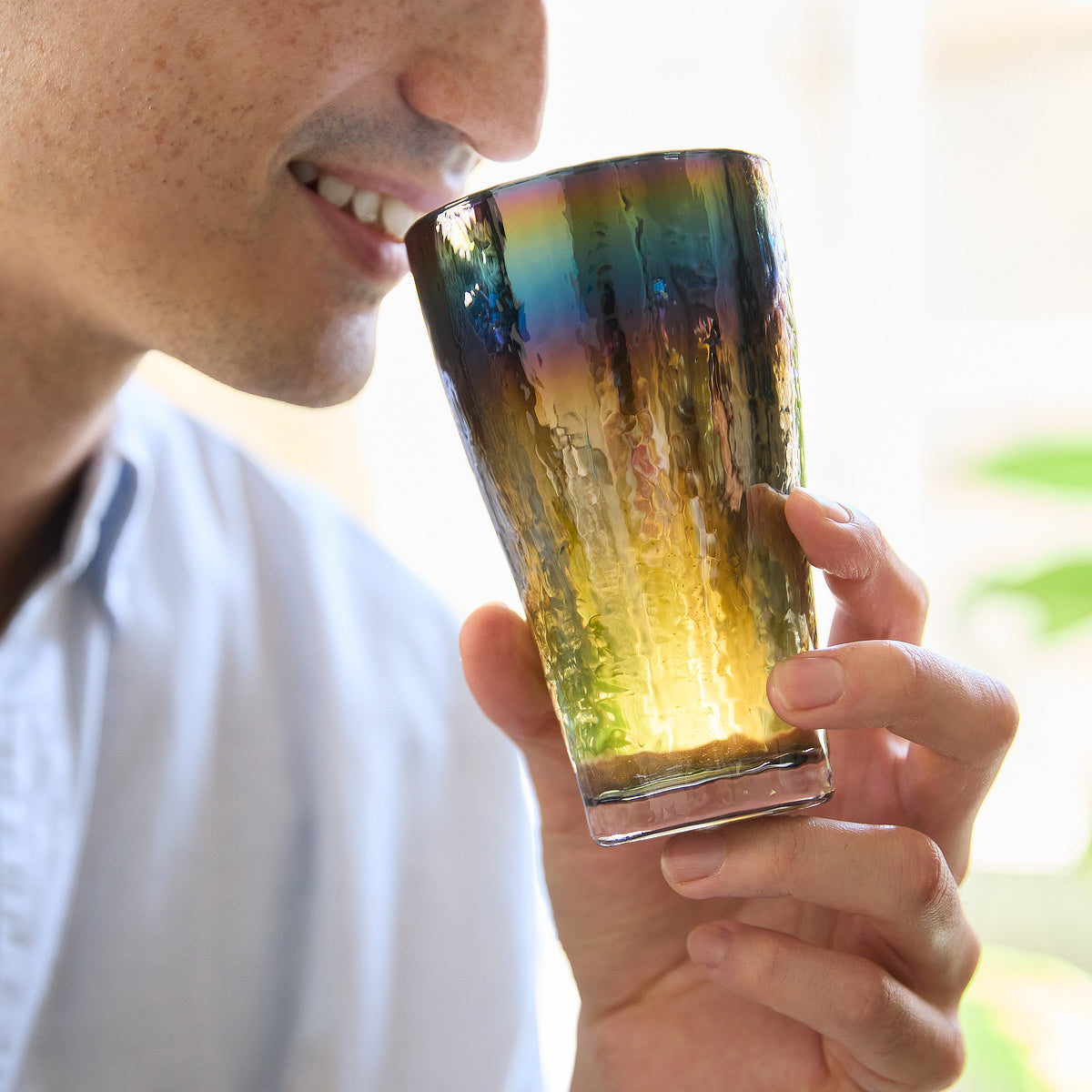 純チタンコーティングの「ビールグラス」ペアセット｜PROGRESS