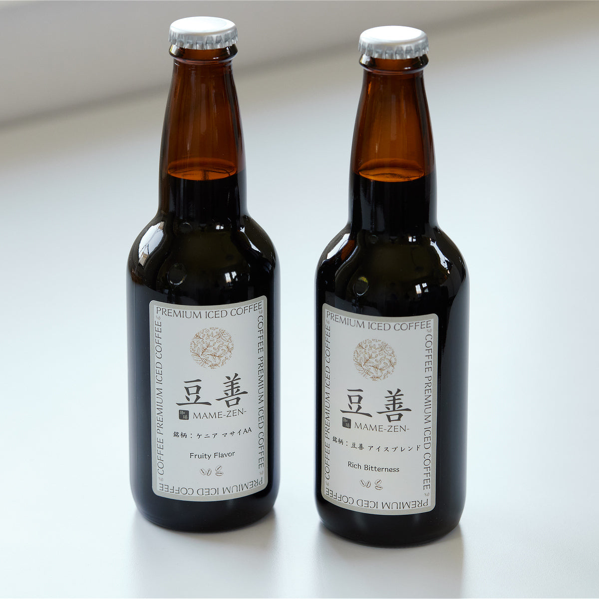 《アイスコーヒー 無糖 330ml×2種》スペシャルティコーヒー使用、ストレートで楽しむ「プレミアムアイスコーヒー」｜Espresso Tokyo×豆善