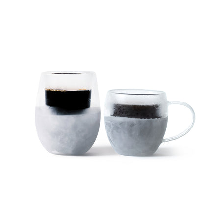 《凍るグラス》氷いらずで冷たさをキープする「アイスクイックグラス」｜Espresso Tokyo×豆善