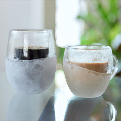 《凍るグラス》氷いらずで冷たさをキープする「アイスクイックグラス」｜Espresso Tokyo×豆善