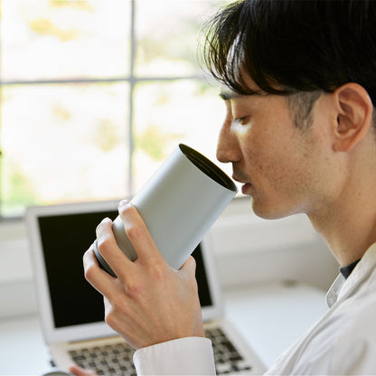 チタンセラミックコーティングのタンブラー「シルクハット」500ml｜WOKY