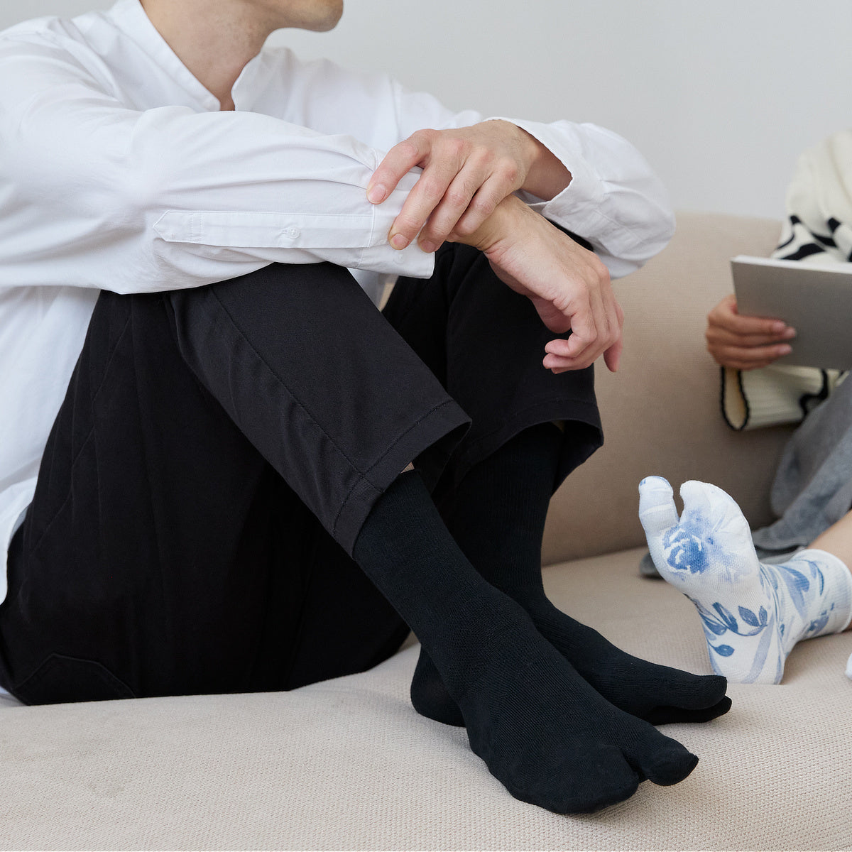 和紙78%、サラッと快適な「足袋型ソックス」｜WASI WASI