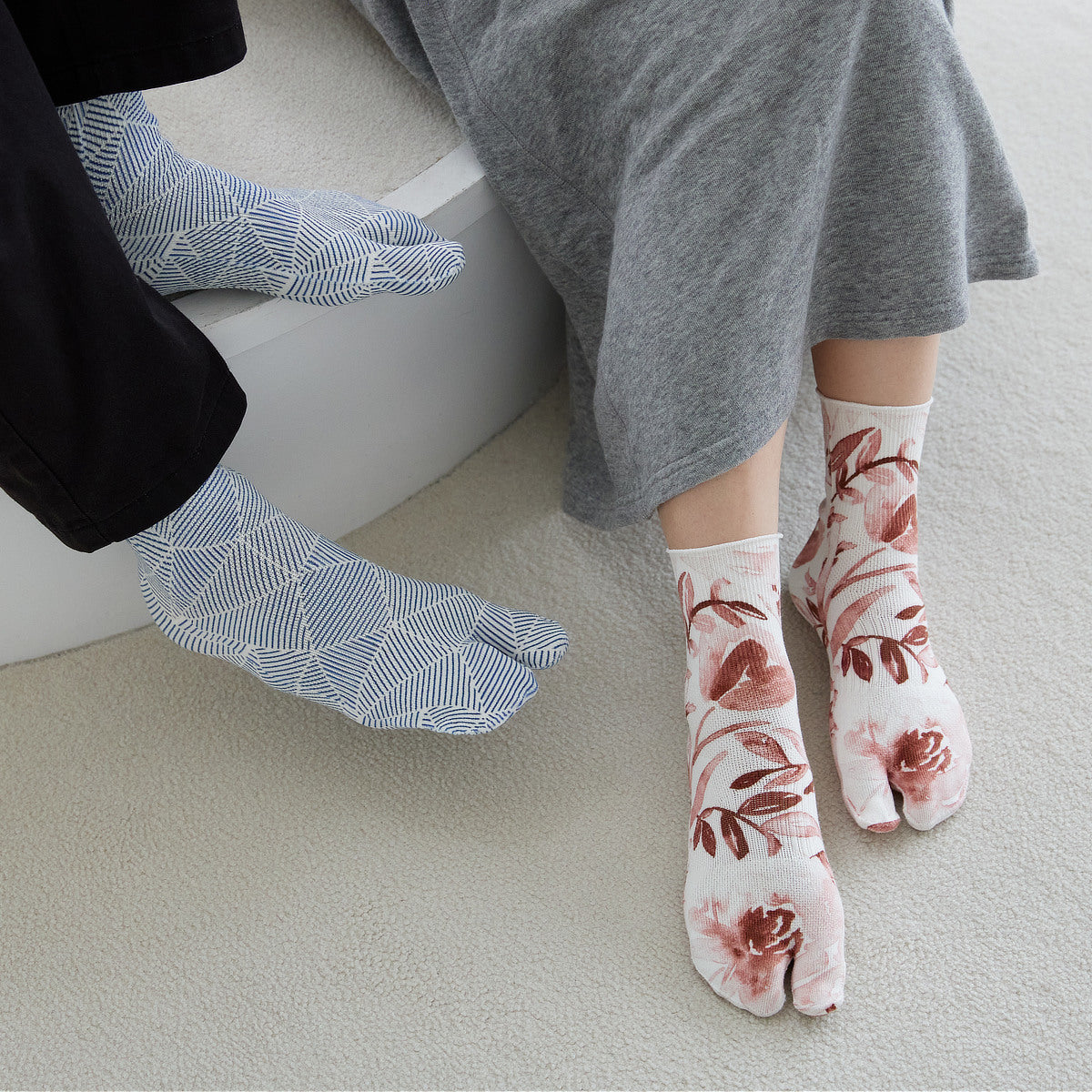和紙78%、サラッと快適な「足袋型ソックス」｜WASI WASI