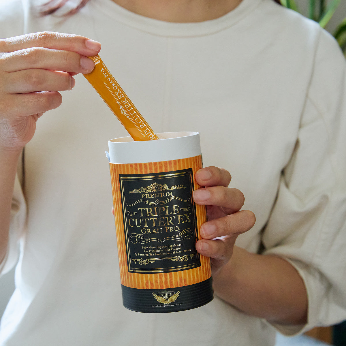 食物繊維でキャッチ＆リリースする「トリプルカッター EXグランプロ