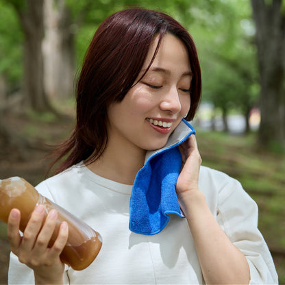 ひんやり今治タオル、生き返る〜