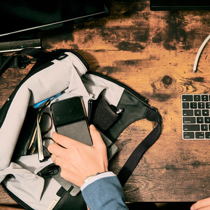 身軽に動ける、薄くて軽い「ショルダーバッグ」｜Cradeloc