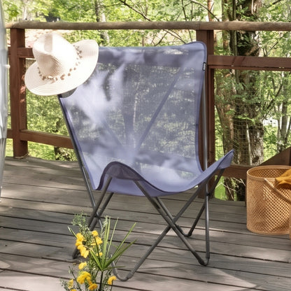 メッシュ素材のコンパクトサイズモデル「バタフライチェア MAXI POPUP LFM1837」｜Lafuma
