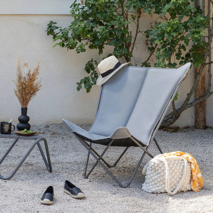 ３層クッションのゆったりサイズモデル「バタフライチェア POP UP XL Be Comfort LFM5183」｜Lafuma