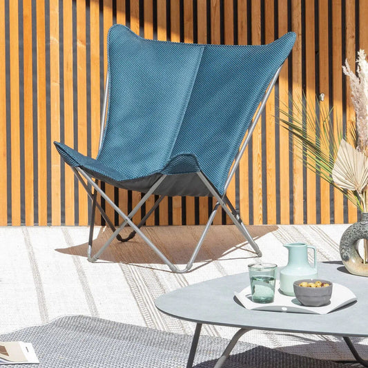 ３層クッションのゆったりサイズモデル「バタフライチェア POP UP XL Be Comfort LFM5183」｜Lafuma