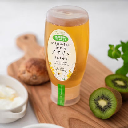 水溶性食物繊維入り「からだに優しい 毎日のイヌリンはちみつ」｜MYHONEY