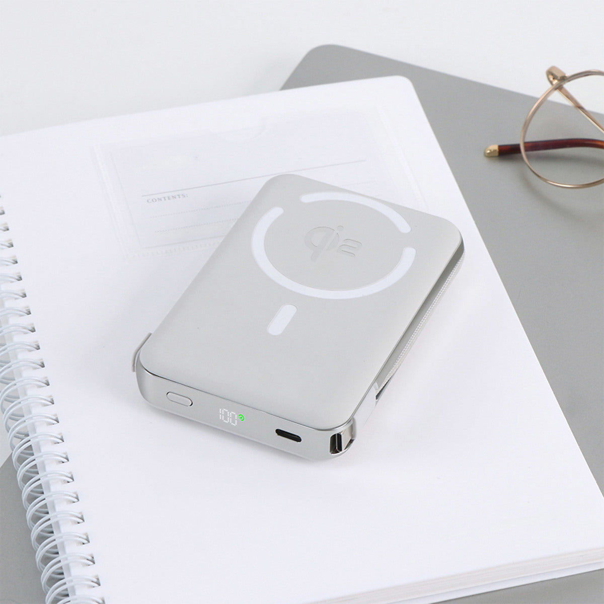《10000mAh 25W》Qi2.2認証、発火しにくい準固体モバイルバッテリー「HeatZero 10000」｜VOVA